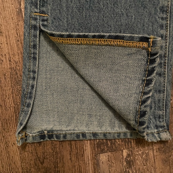 Good American Good Boy High Waist Distressed Nonstretch Jeans, NWT - Picture 4 of 16